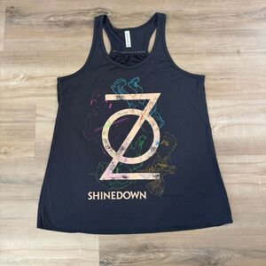 Shinedown Planet Zero Womens Black Tank Top Size XXL Postgrunge Metal Arena Rock